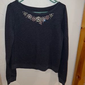 Rhinestone sweatshirt